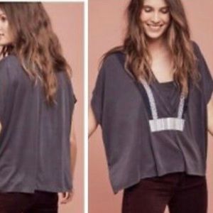 Charcoal Swing top with detail